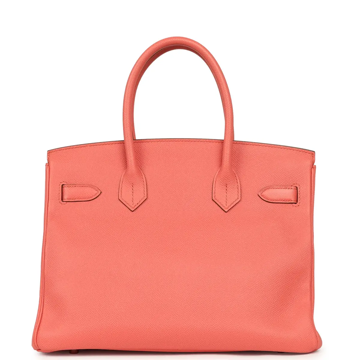 HERMÈS Pre-owned Hermes Birkin 30 Flamingo Epsom Palladium Hardware | Thumbnail 4
