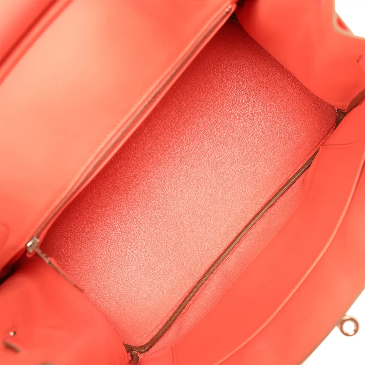 HERMÈS Pre-owned Hermes Birkin 30 Flamingo Epsom Palladium Hardware | Thumbnail 8