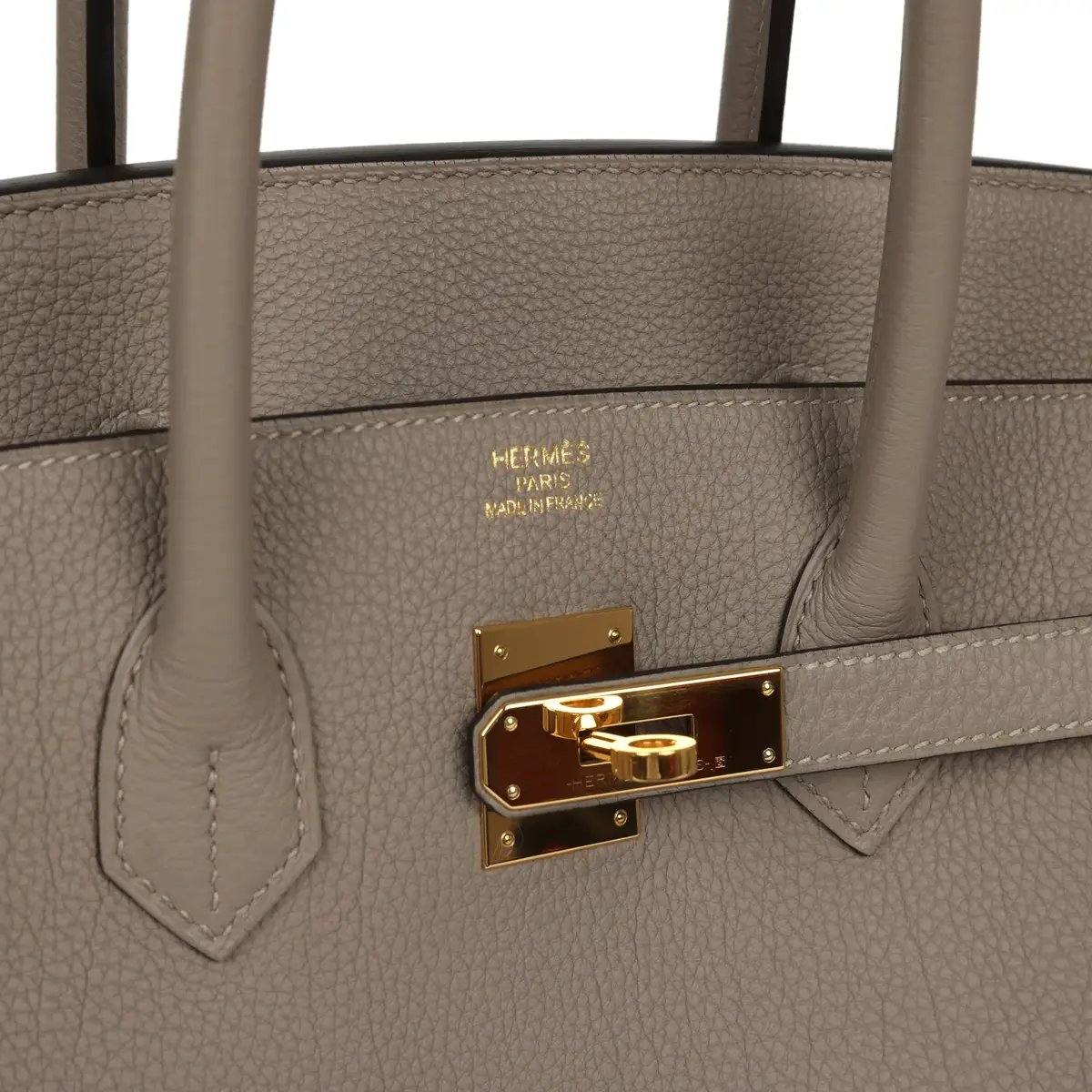 HERMÈS Pre-owned Hermes Birkin 35 Gris Asphalte Togo Gold Hardware | Thumbnail 7 HERMÈS Pre-owned Hermes Birkin 35 Gris Asphalte Togo Gold Hardware | Thumbnail 7
