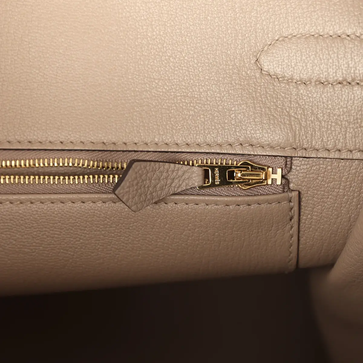 HERMÈS Pre-owned Hermes Birkin 35 Gris Asphalte Togo Gold Hardware | Thumbnail 9 HERMÈS Pre-owned Hermes Birkin 35 Gris Asphalte Togo Gold Hardware | Thumbnail 9