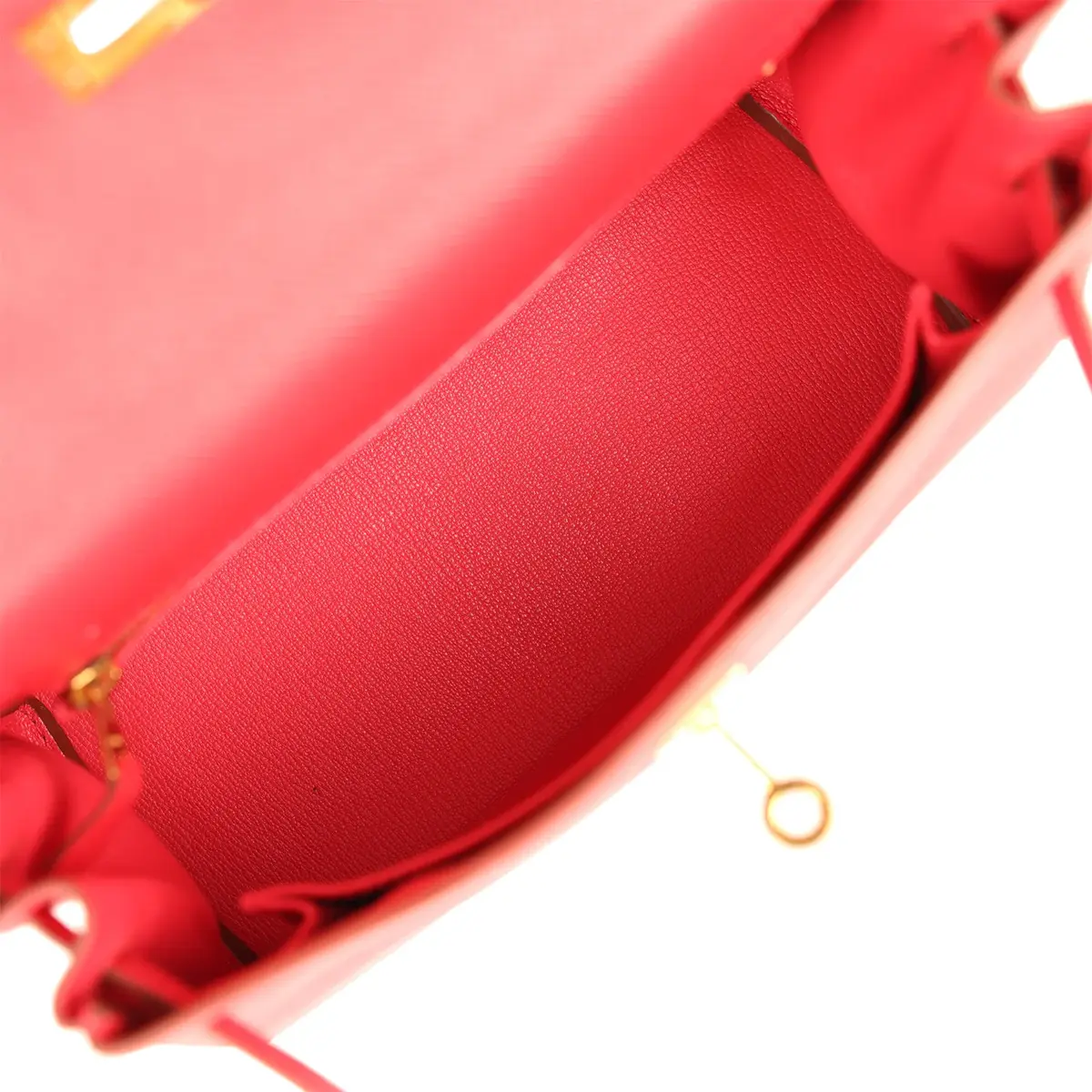 HERMÈS Pre-owned Hermes Kelly Retourne 25 Bougainvillea Epsom Gold Hardware | Thumbnail 8 HERMÈS Pre-owned Hermes Kelly Retourne 25 Bougainvillea Epsom Gold Hardware | Thumbnail 8