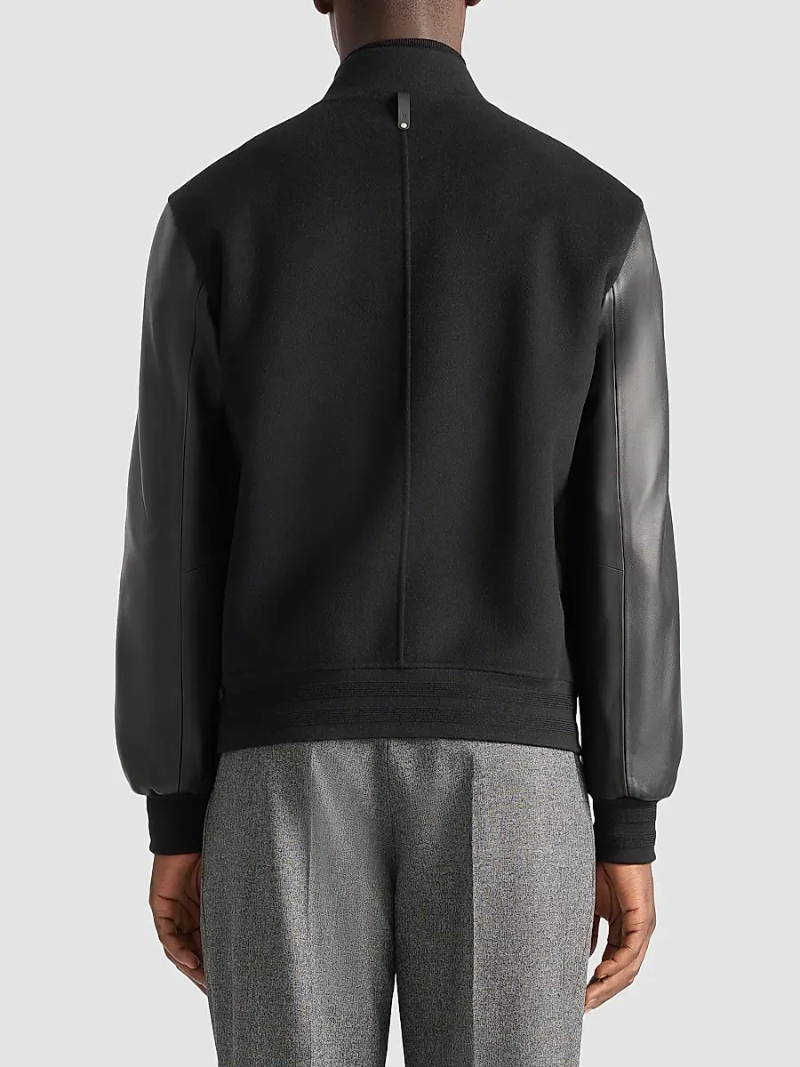 Mackage Men's Tripp Leather Pocket Bomber Jacket | Thumbnail 3