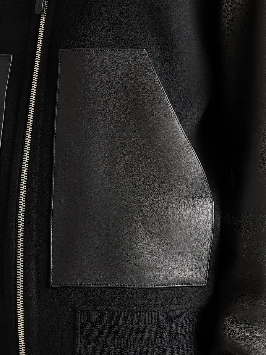 Mackage Men's Tripp Leather Pocket Bomber Jacket | Thumbnail 6