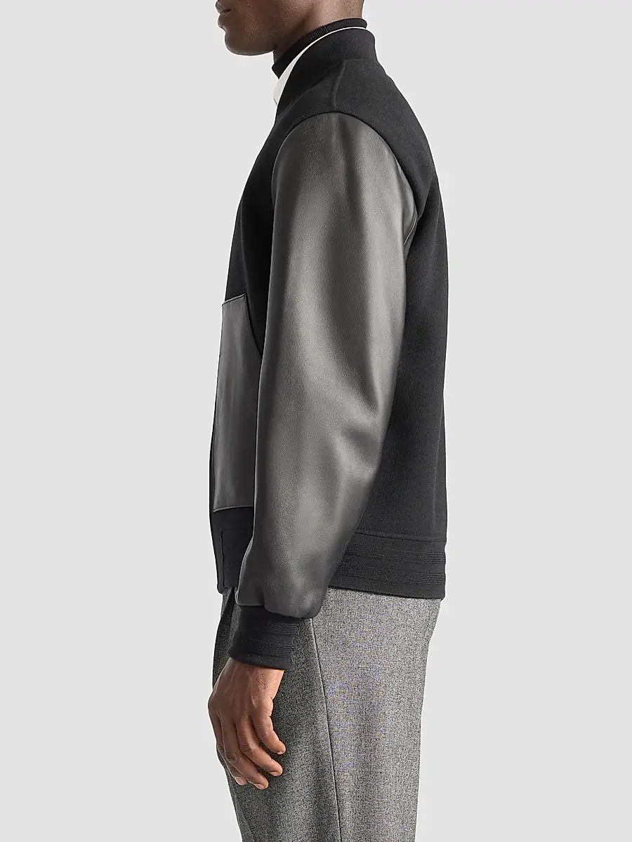 Mackage Men's Tripp Leather Pocket Bomber Jacket | Thumbnail 8