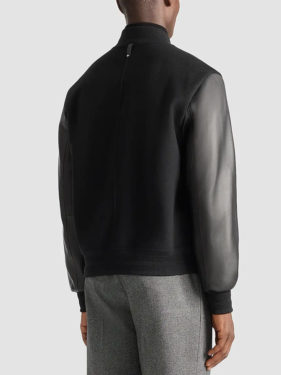 Mackage Men's Tripp Leather Pocket Bomber Jacket | Thumbnail 9