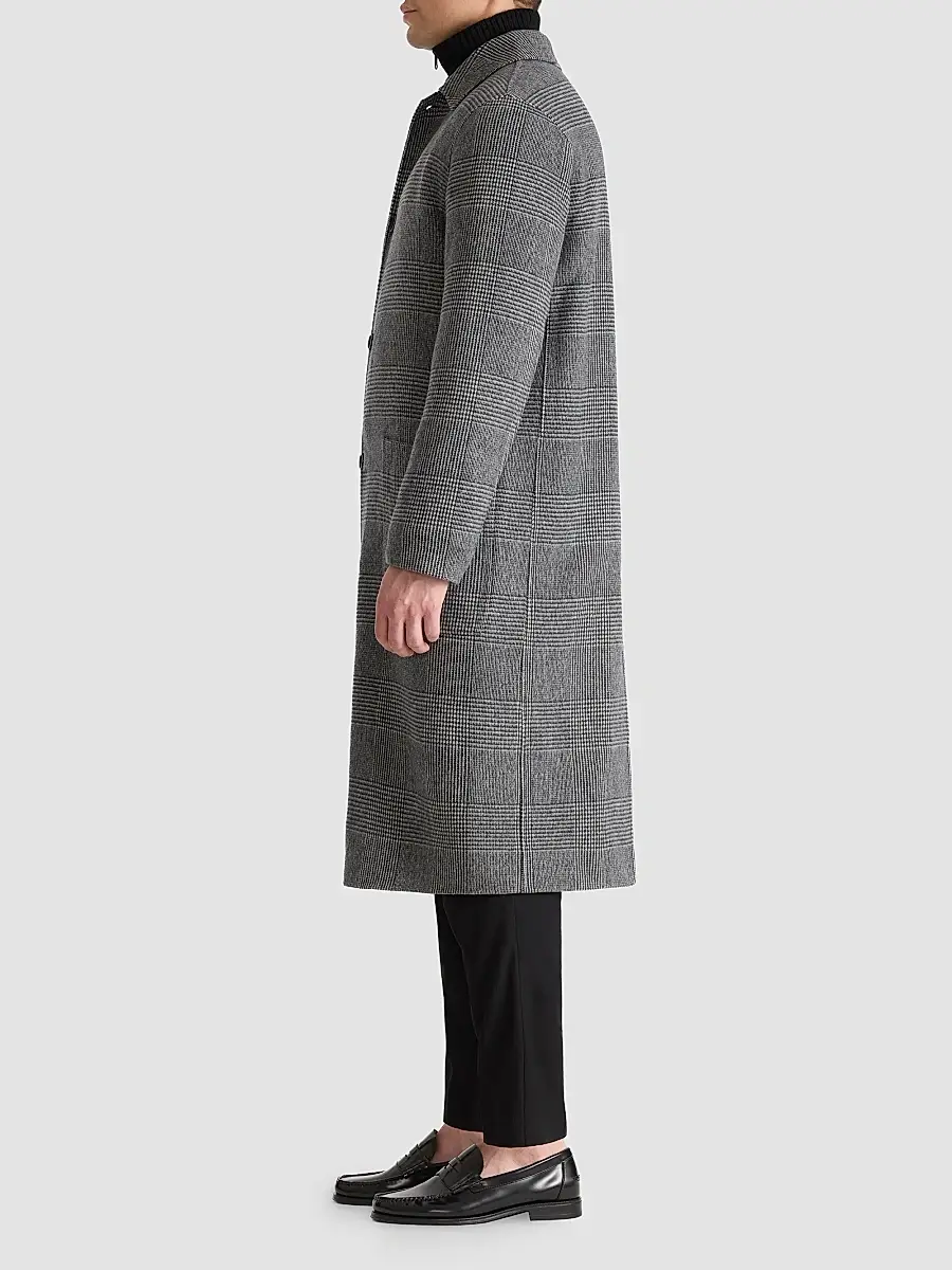 Mackage Men's Beckett Plaid Wool Overcoat | Thumbnail 6 Mackage Men's Beckett Plaid Wool Overcoat | Thumbnail 6