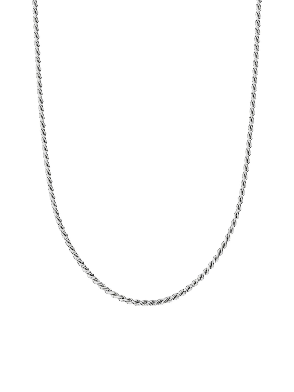 David Yurman Women's Sculpted Cable Chain Necklace in Sterling Silver, 2.7MM
