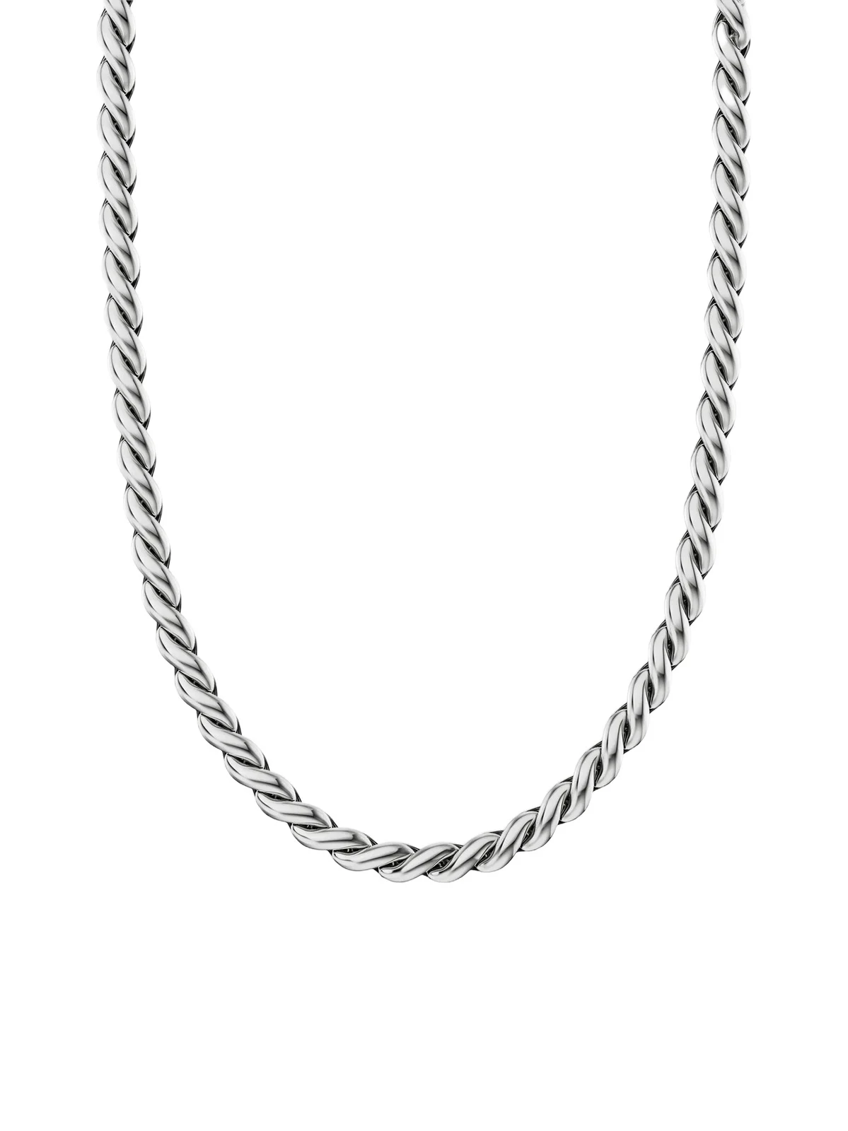 David Yurman Women's Sculpted Cable Chain Necklace in Sterling Silver, 5.7MM