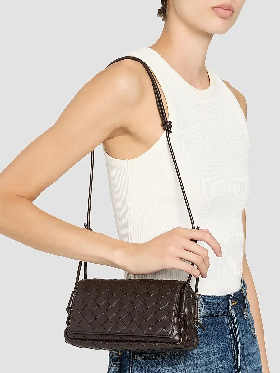 Bottega Veneta Women's Intrecciato Leather Pouch | Thumbnail 2 Bottega Veneta Women's Intrecciato Leather Pouch | Thumbnail 2