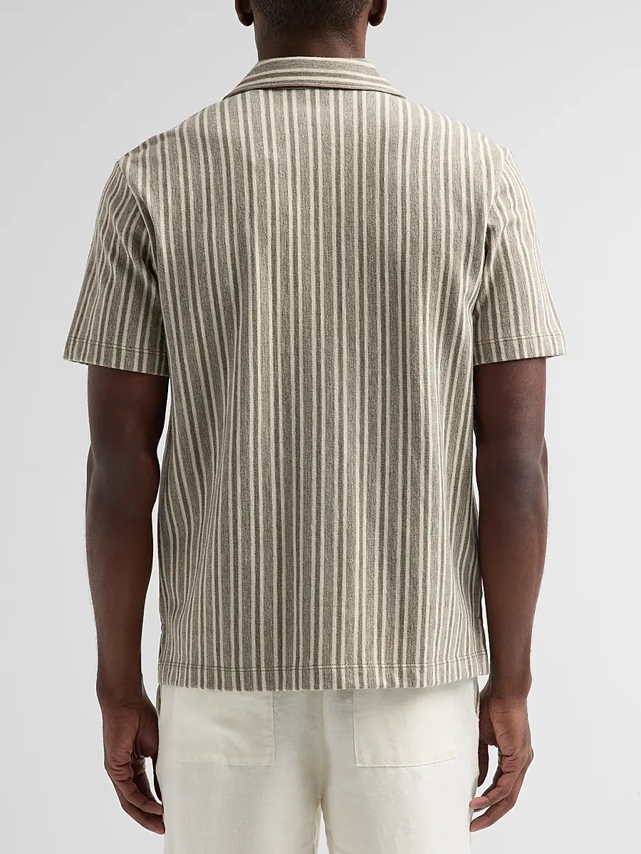 Vince Men's Cabana Striped Camp Shirt | Thumbnail 3 Vince Men's Cabana Striped Camp Shirt | Thumbnail 3