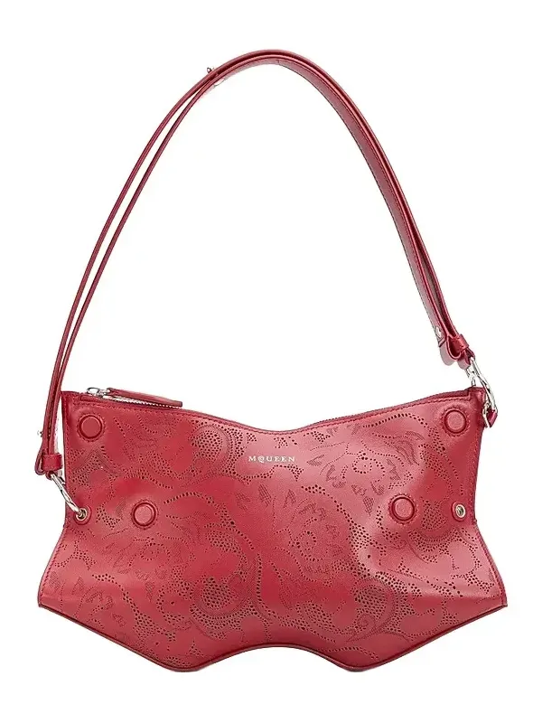 Women's Manta Laser-Cut Leather Clutch