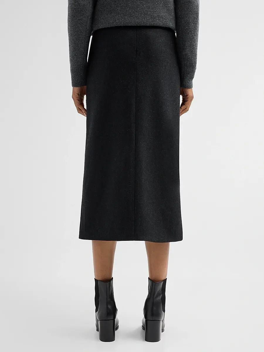 Nili Lotan Women's Mariha Wool Midi Skirt | Thumbnail 3 Nili Lotan Women's Mariha Wool Midi Skirt | Thumbnail 3