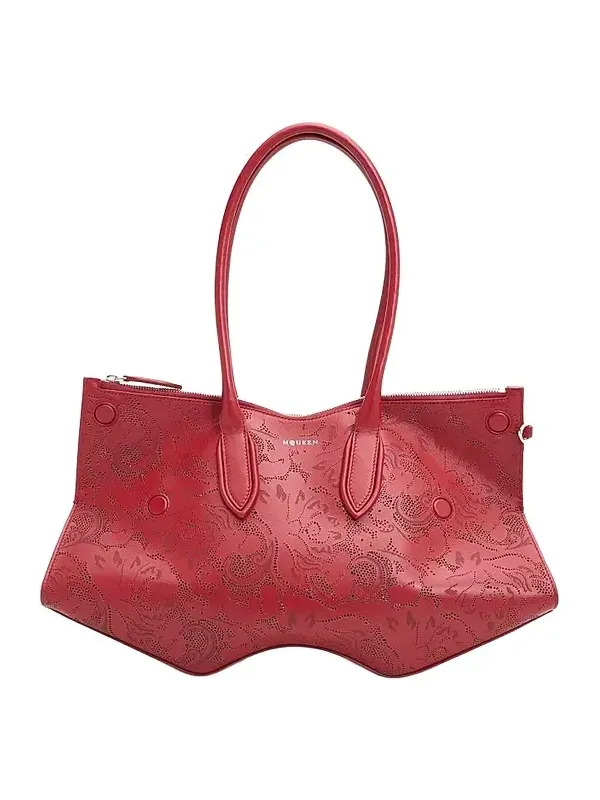 Alexander McQueen Women's Manta Leather Shoulder Bag