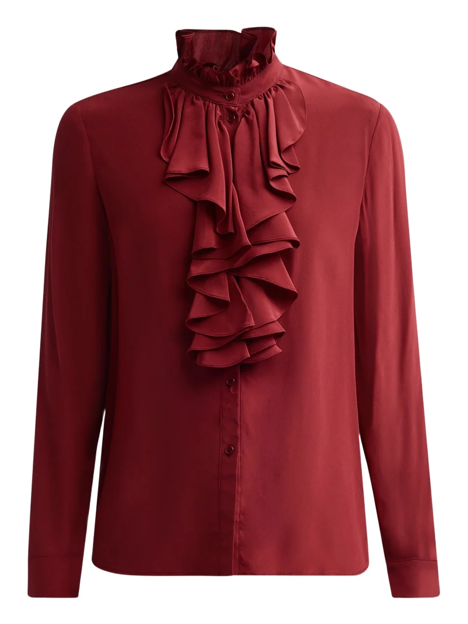 Women's Lily Silk Ruffle Blouse Women's Lily Silk Ruffle Blouse