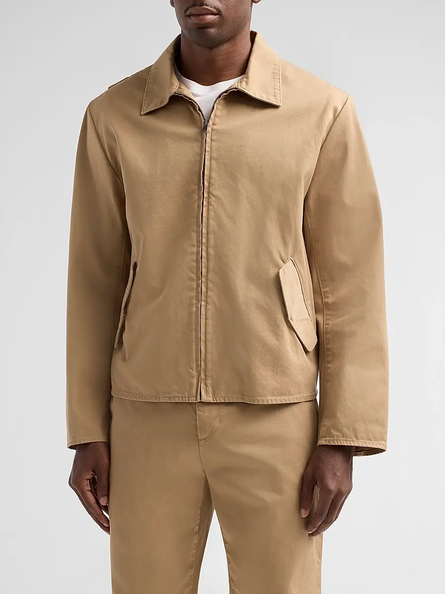 Vince Men's Brushed Twill Field Jacket | Thumbnail 4 Vince Men's Brushed Twill Field Jacket | Thumbnail 4