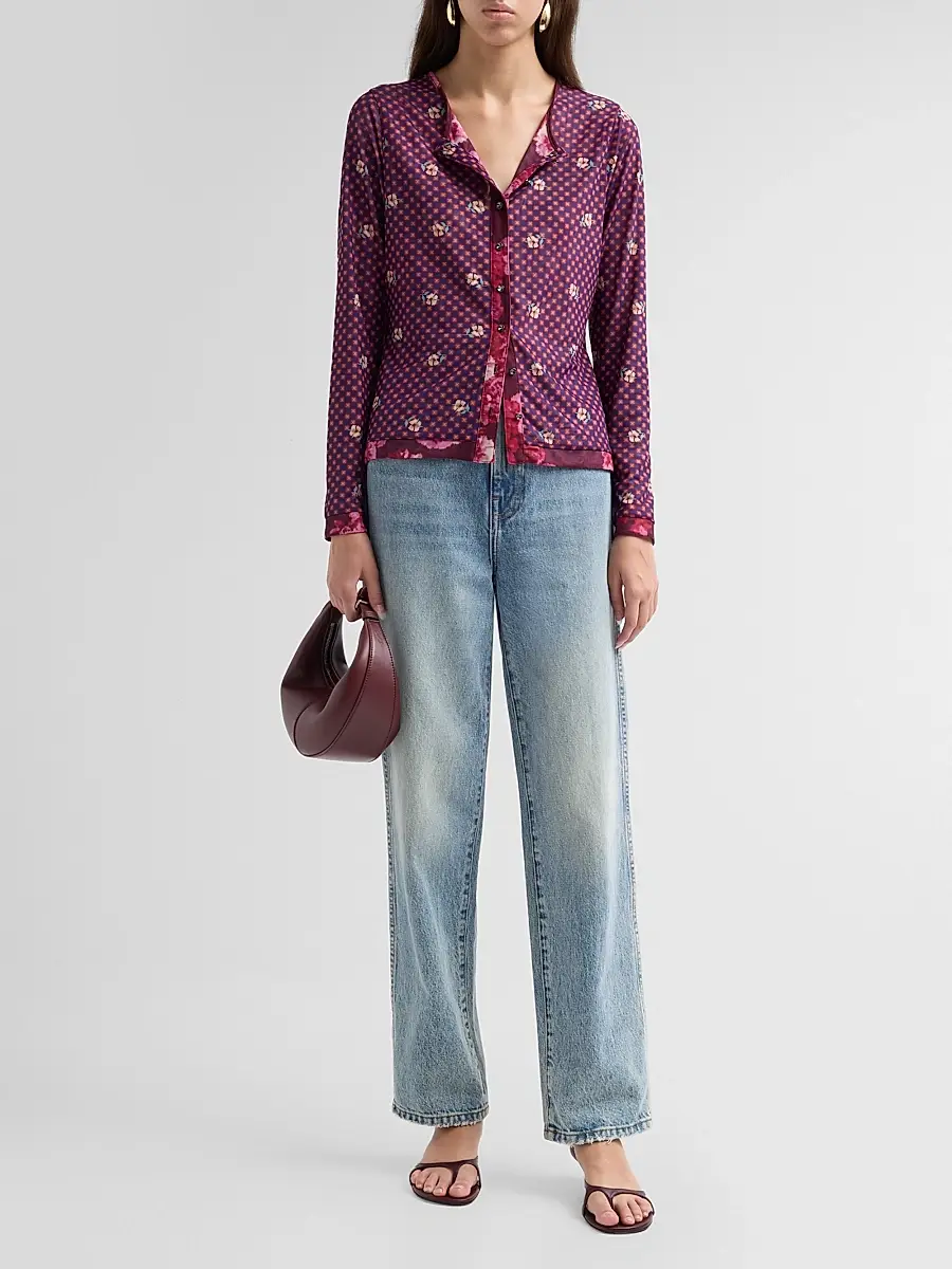 Johnny Was Women's Caddey Victorianne Floral Cardigan | Thumbnail 2 Johnny Was Women's Caddey Victorianne Floral Cardigan | Thumbnail 2
