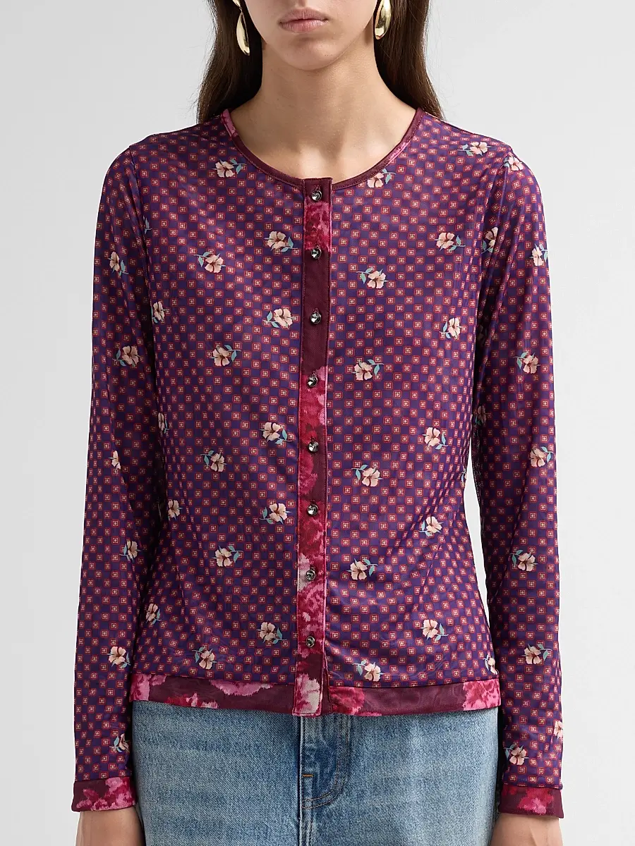Johnny Was Women's Caddey Victorianne Floral Cardigan | Thumbnail 5 Johnny Was Women's Caddey Victorianne Floral Cardigan | Thumbnail 5