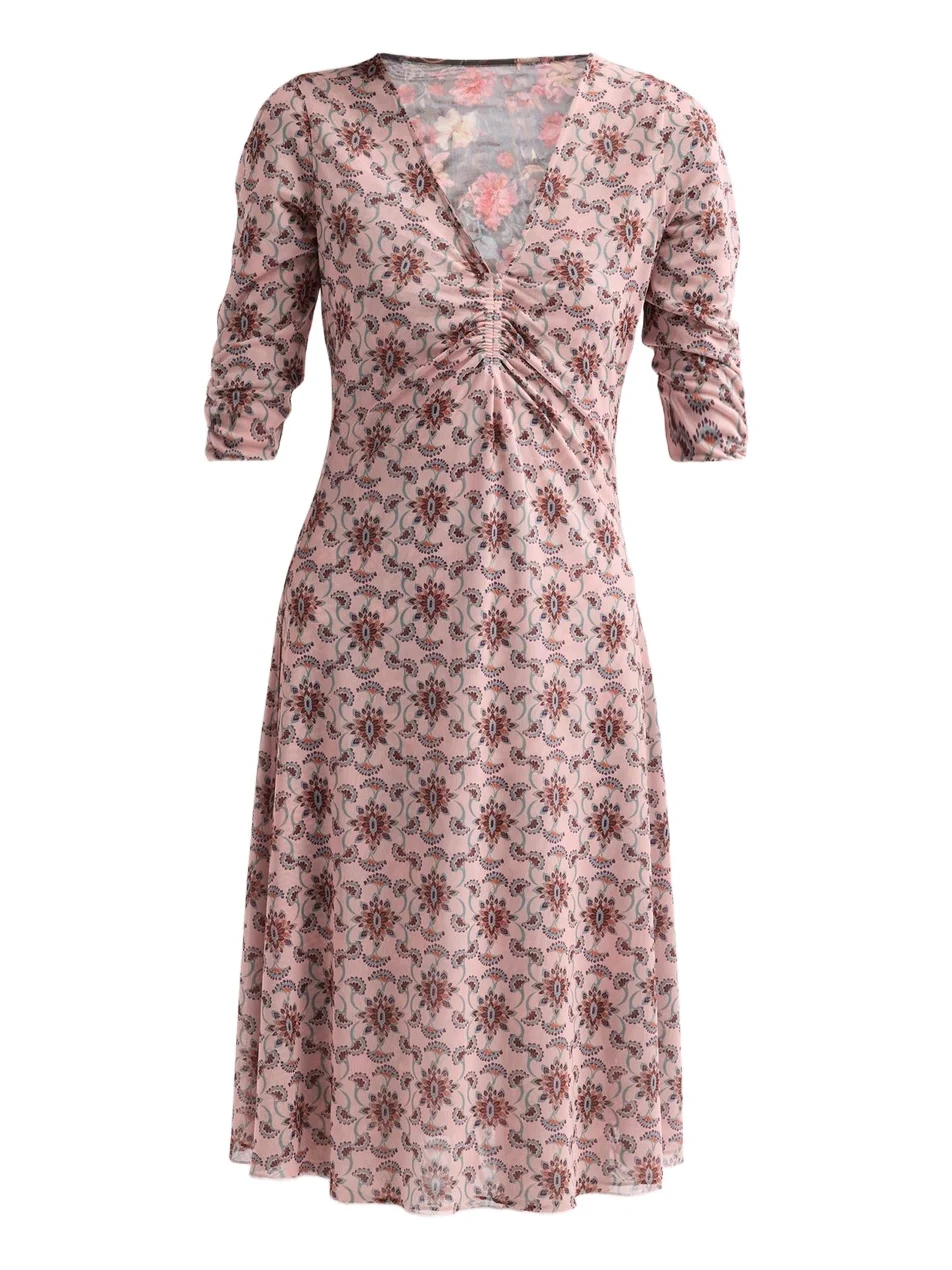 Johnny Was Women's English Fields Lizzeth Reversible Knee-Length Dress