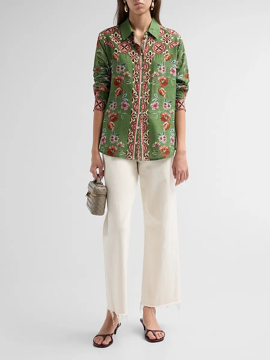 Johnny Was Women's Zarima Vintage Western Shirt | Thumbnail 2 Johnny Was Women's Zarima Vintage Western Shirt | Thumbnail 2