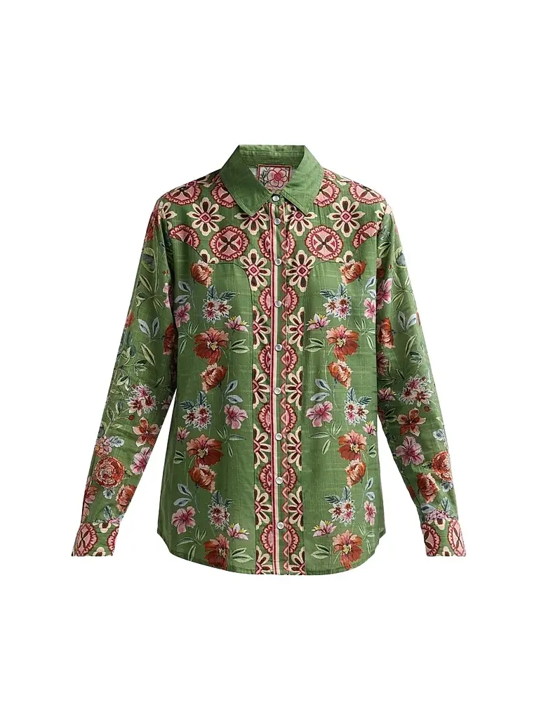 Johnny Was Women's Zarima Vintage Western Shirt