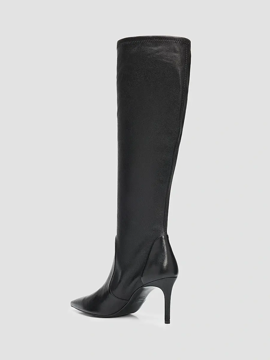 Stuart Weitzman Women's Stuart 75MM Leather Power Boots | Thumbnail 4 Stuart Weitzman Women's Stuart 75MM Leather Power Boots | Thumbnail 4