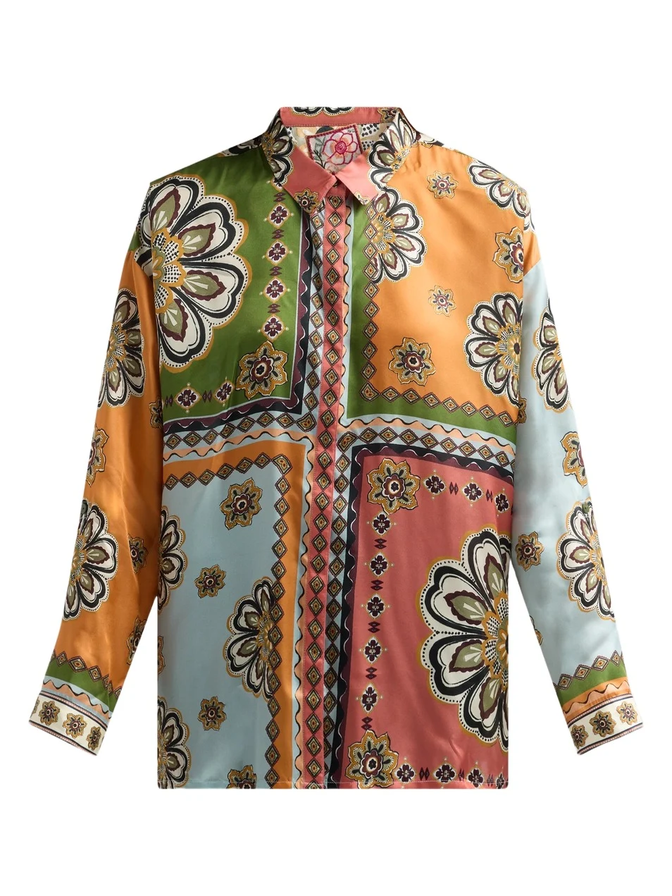 Women's The Audrey Patchwork Shirt Women's The Audrey Patchwork Shirt