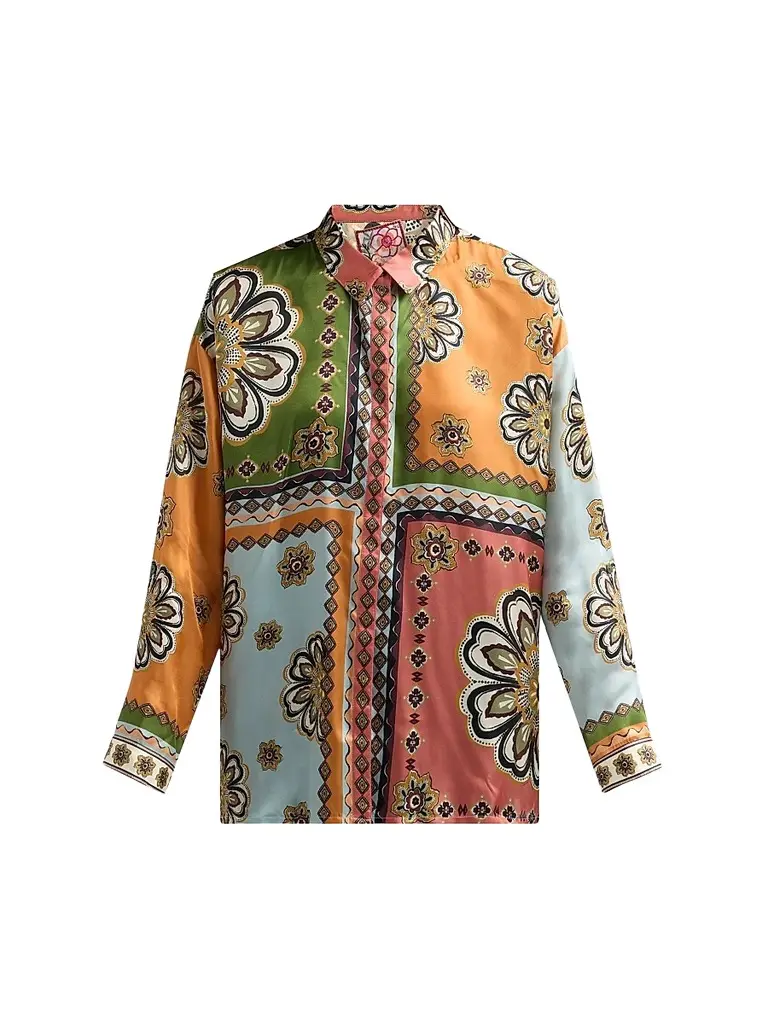 Women's The Audrey Patchwork Shirt Women's The Audrey Patchwork Shirt