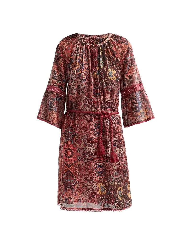 Johnny Was Women's Mandie Peasant Mini Dress
