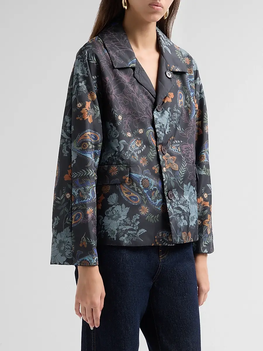 Johnny Was Women's Solana Lightweight Packable Reversible Puffer Jacket | Thumbnail 4