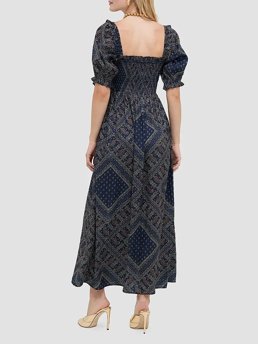 Hill House Home Women's The Scarlett Midi Nap Dress | Thumbnail 4 Hill House Home Women's The Scarlett Midi Nap Dress | Thumbnail 4