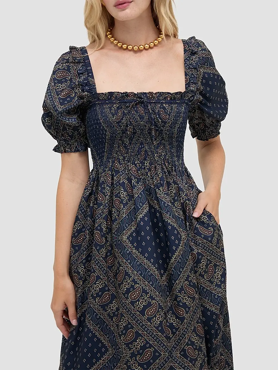 Hill House Home Women's The Scarlett Midi Nap Dress | Thumbnail 5 Hill House Home Women's The Scarlett Midi Nap Dress | Thumbnail 5