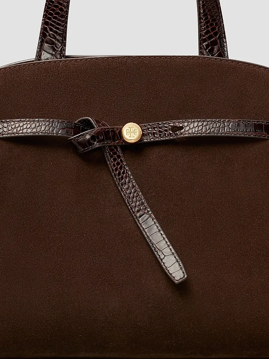 Tory Burch Women's Romy Suede Top Handle Bag | Thumbnail 3 Tory Burch Women's Romy Suede Top Handle Bag | Thumbnail 3