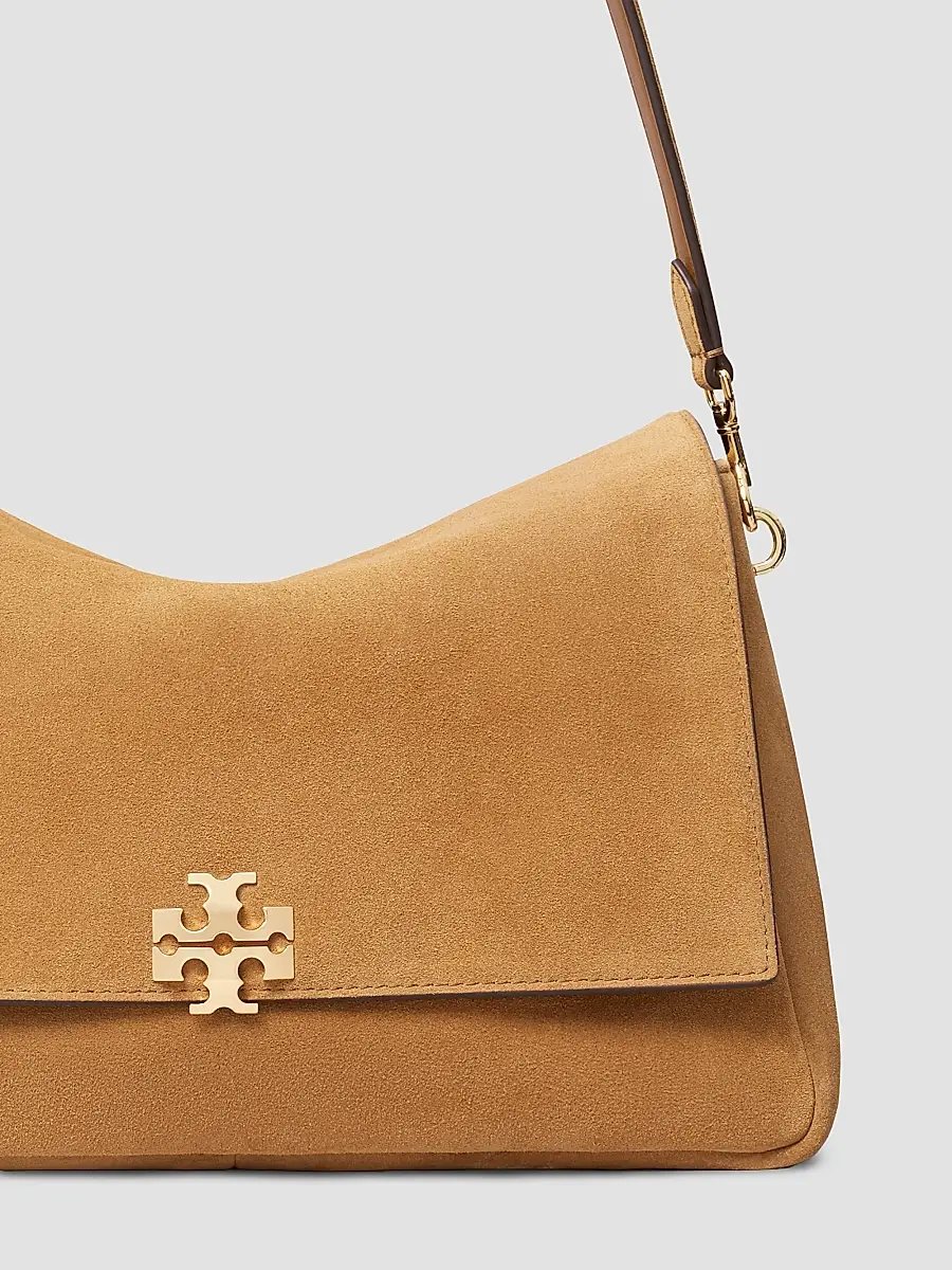 Tory Burch Women's Charlie Suede Shoulder Bag | Thumbnail 6 Tory Burch Women's Charlie Suede Shoulder Bag | Thumbnail 6