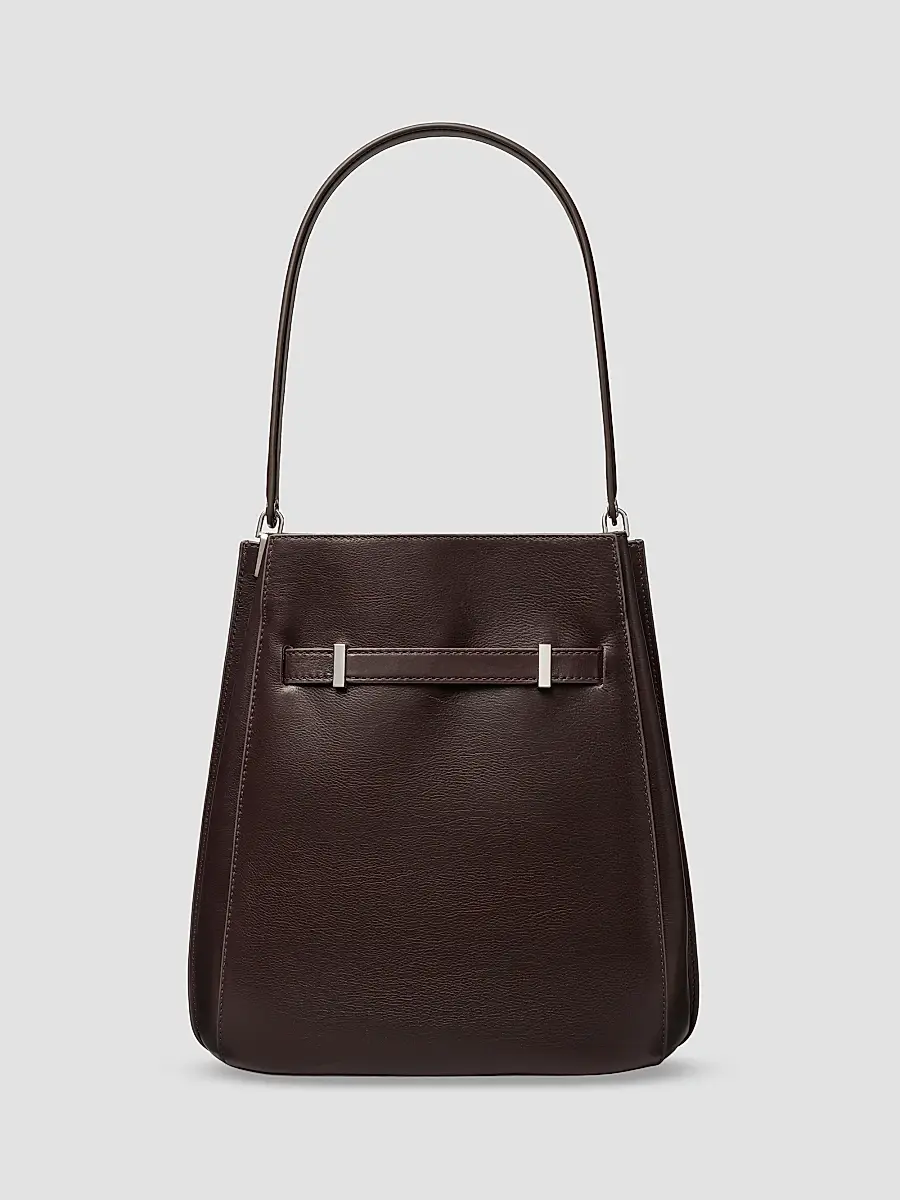 Tory Burch Women's Lee Radziwill Leather Bucket Bag | Thumbnail 2