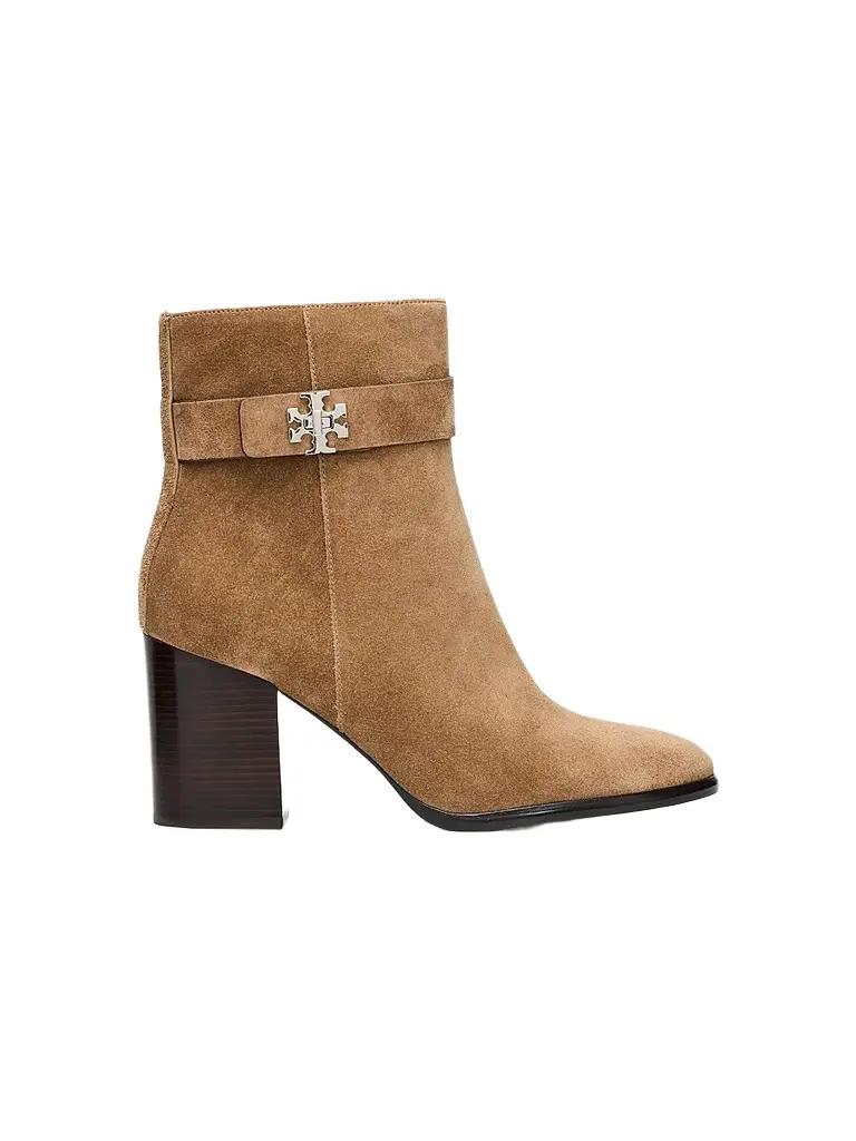 Tory Burch Women's Turnlock 70MM Suede Ankle Boots