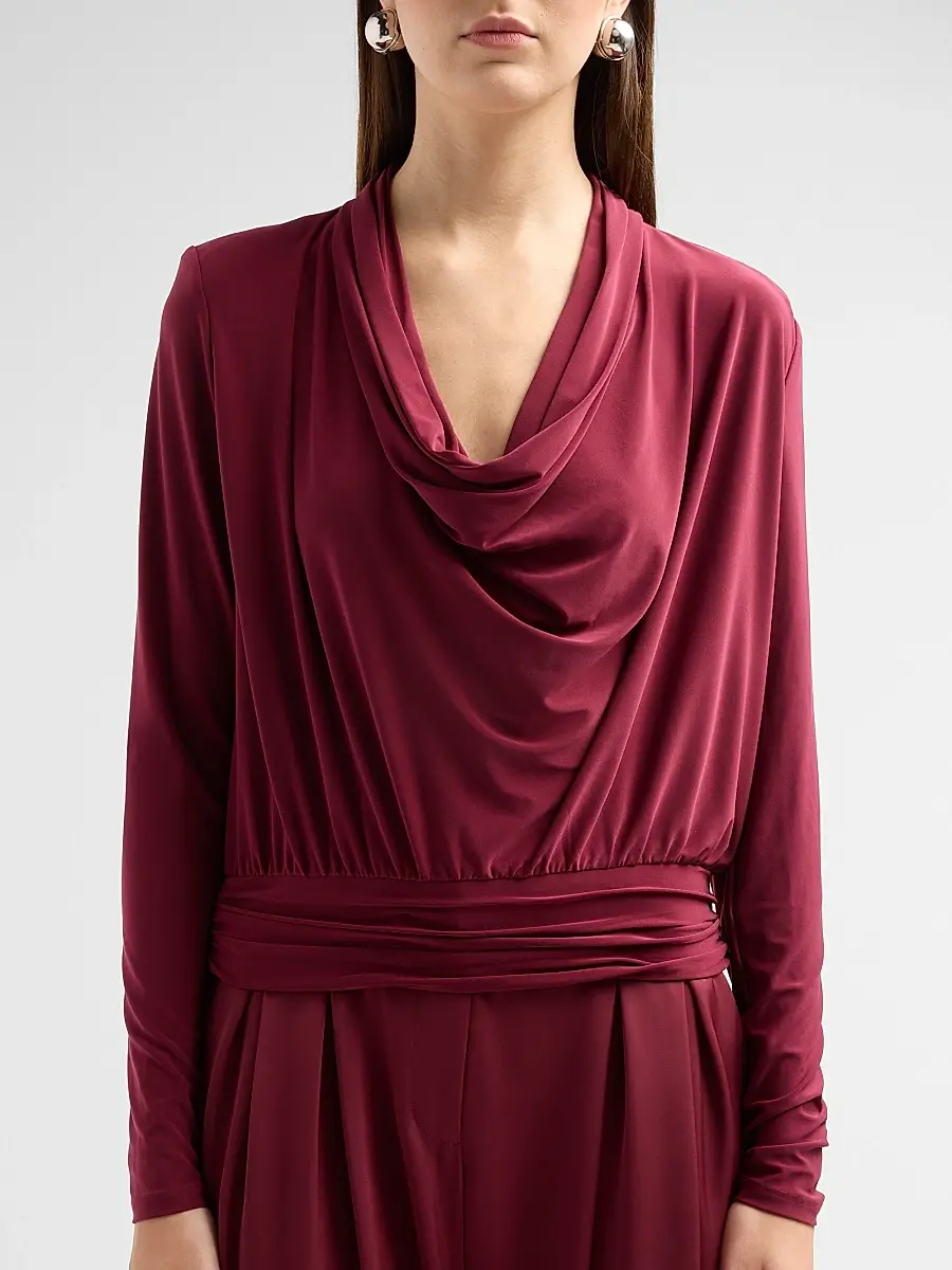 Ramy Brook Women's Eden Jersey Long-Sleeve Blouse | Thumbnail 5 Ramy Brook Women's Eden Jersey Long-Sleeve Blouse | Thumbnail 5