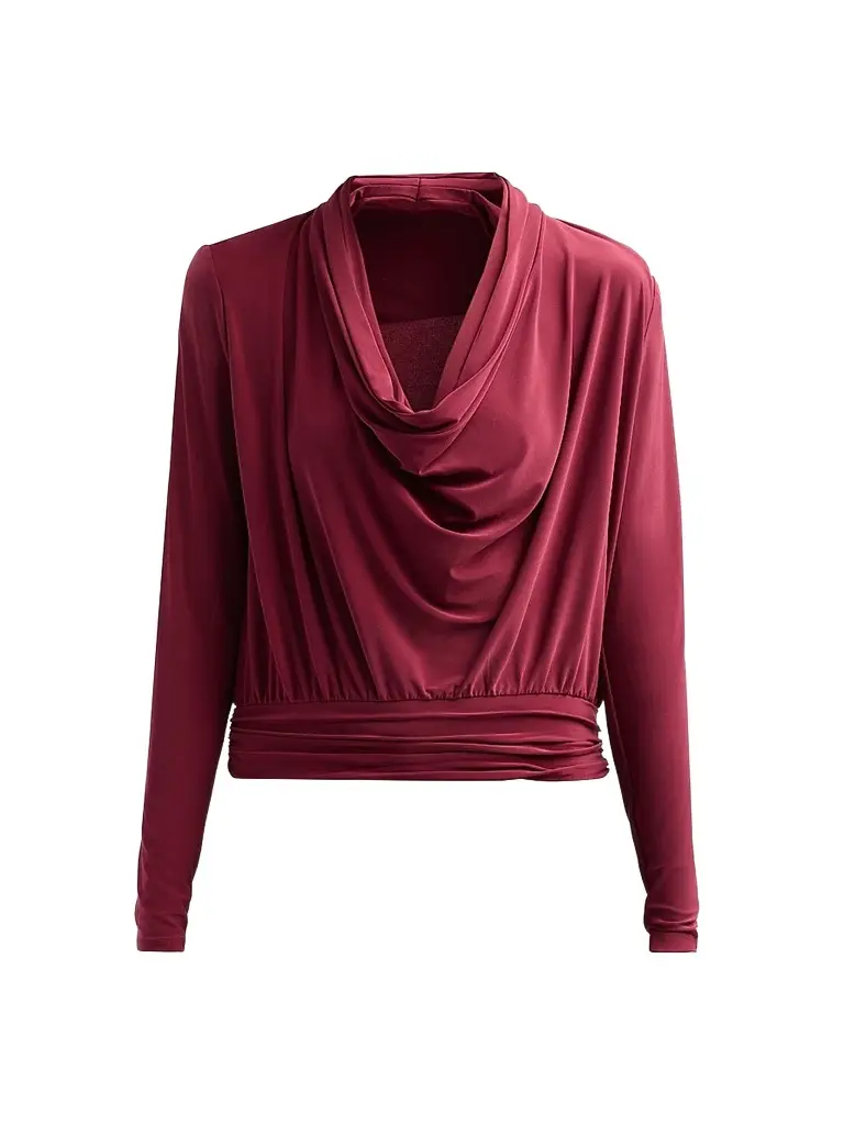 Ramy Brook Women's Eden Jersey Long-Sleeve Blouse