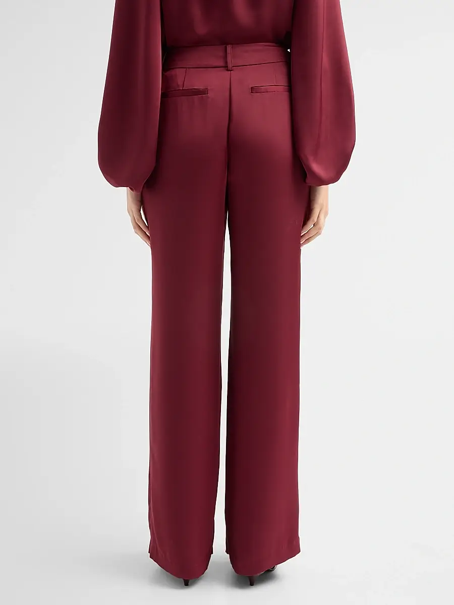 Ramy Brook Women's Oscar Pleated Wide-Leg Pants | Thumbnail 3 Ramy Brook Women's Oscar Pleated Wide-Leg Pants | Thumbnail 3