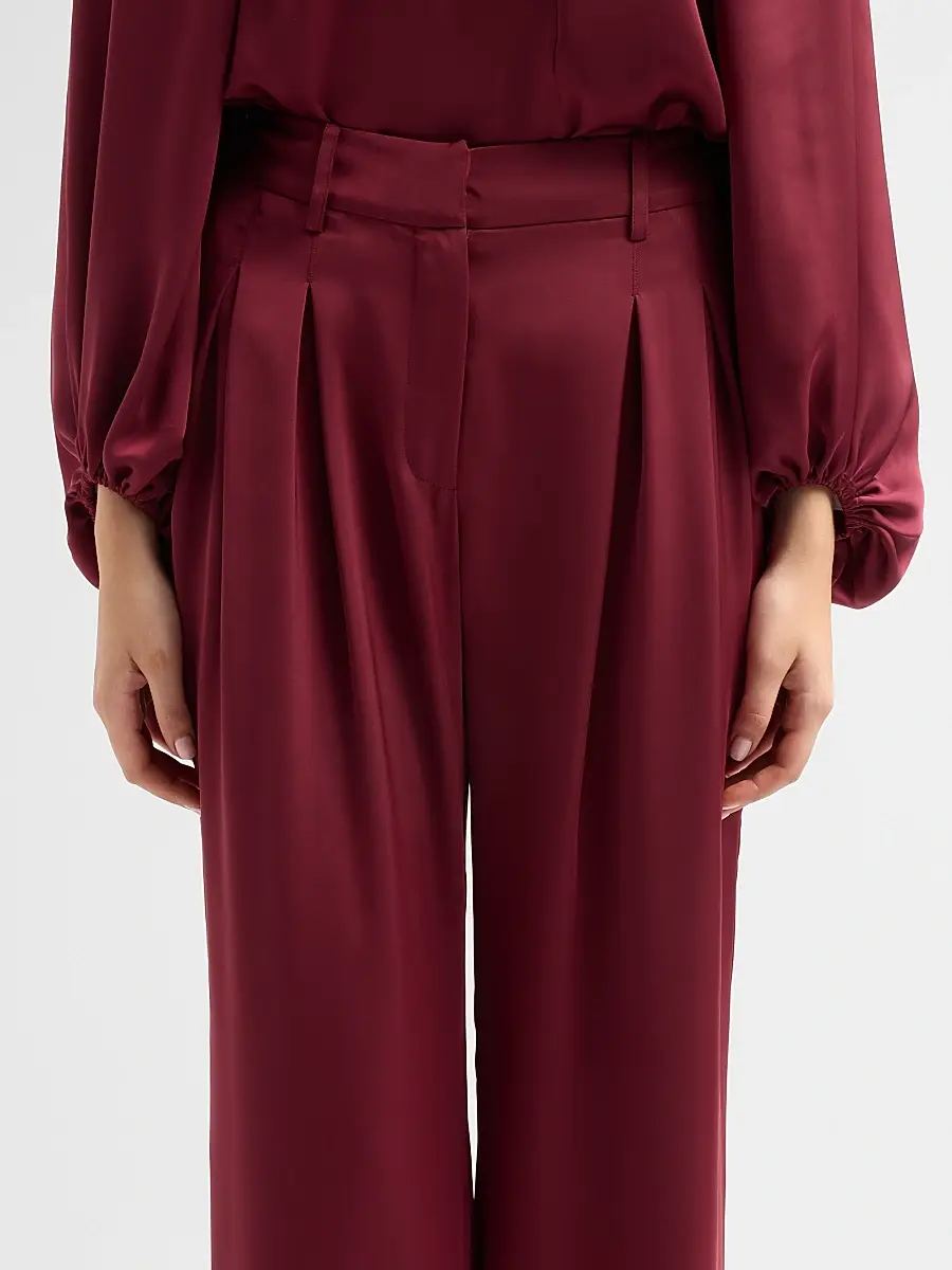 Ramy Brook Women's Oscar Pleated Wide-Leg Pants | Thumbnail 5 Ramy Brook Women's Oscar Pleated Wide-Leg Pants | Thumbnail 5