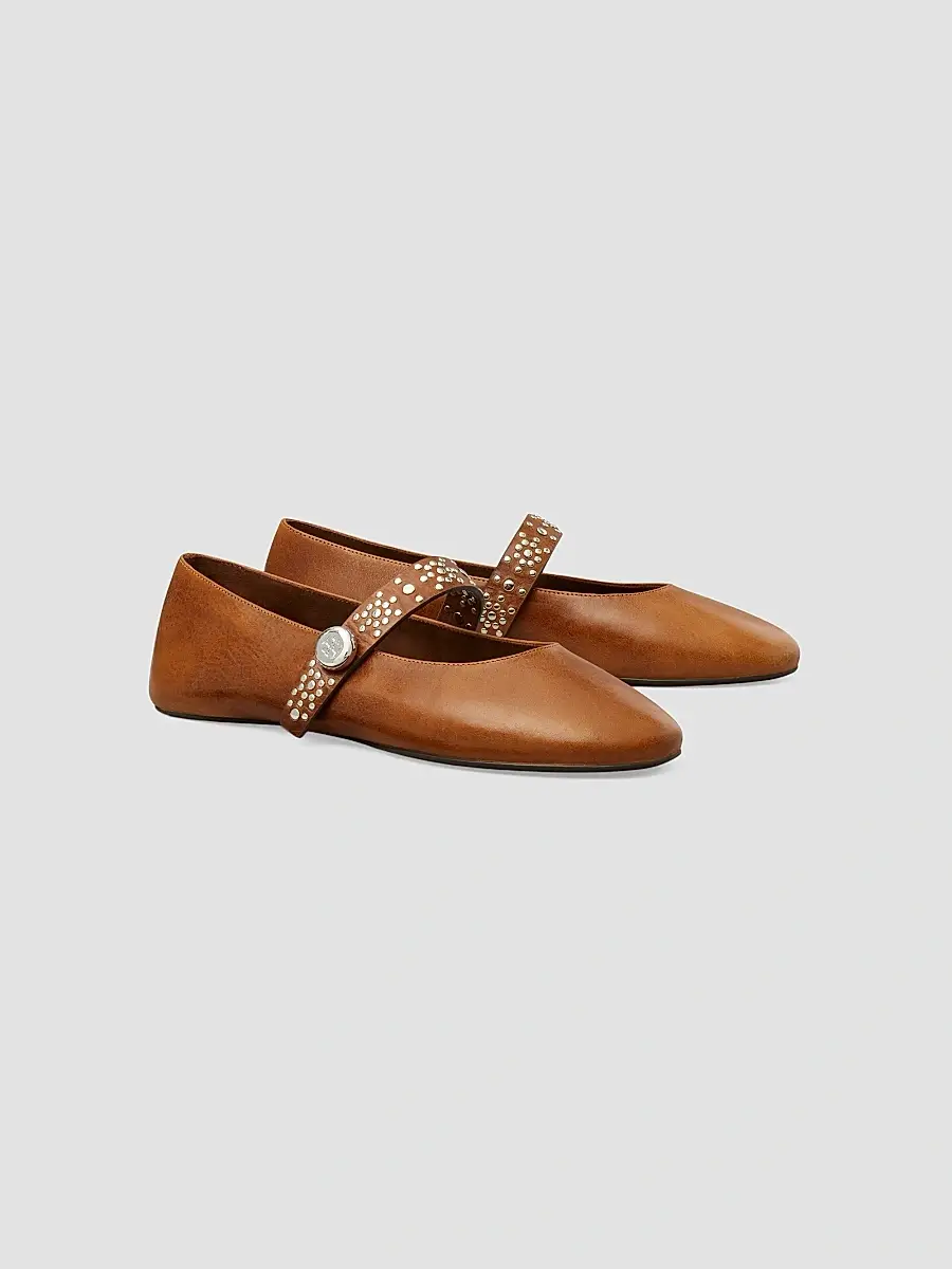 Tory Burch Women's Romy Studded Leather Mary Janes | Thumbnail 2 Tory Burch Women's Romy Studded Leather Mary Janes | Thumbnail 2