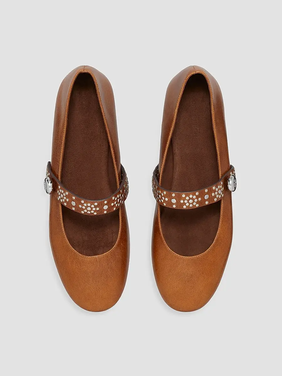 Tory Burch Women's Romy Studded Leather Mary Janes | Thumbnail 3 Tory Burch Women's Romy Studded Leather Mary Janes | Thumbnail 3