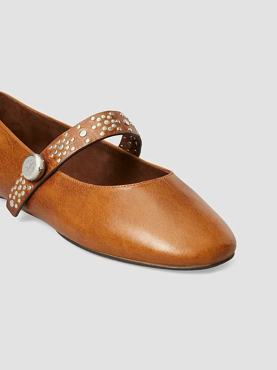 Tory Burch Women's Romy Studded Leather Mary Janes | Thumbnail 4 Tory Burch Women's Romy Studded Leather Mary Janes | Thumbnail 4