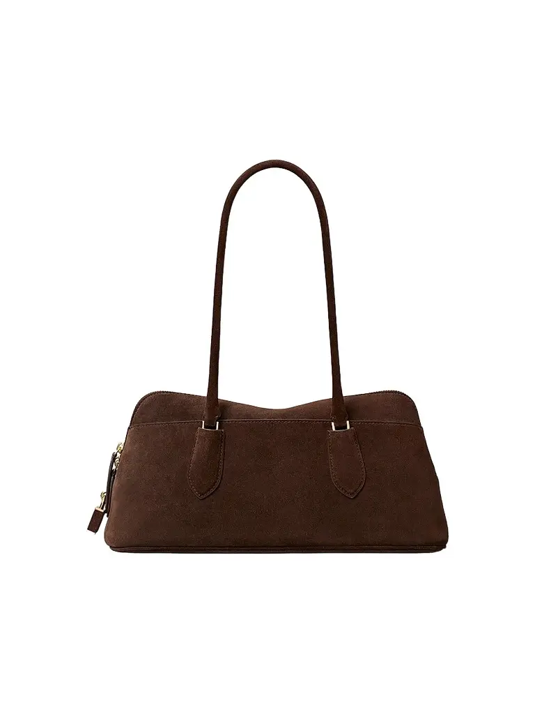 Tory Burch Women's Lock Suede East-West Satchel