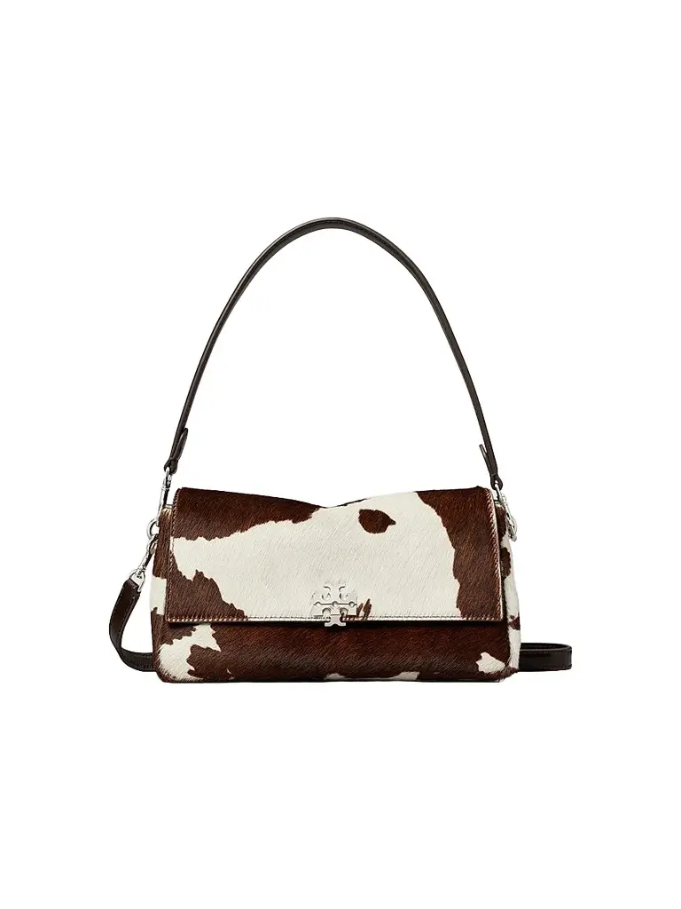 Tory Burch Women's Charlie Small Printed Calf Hair Shoulder Bag