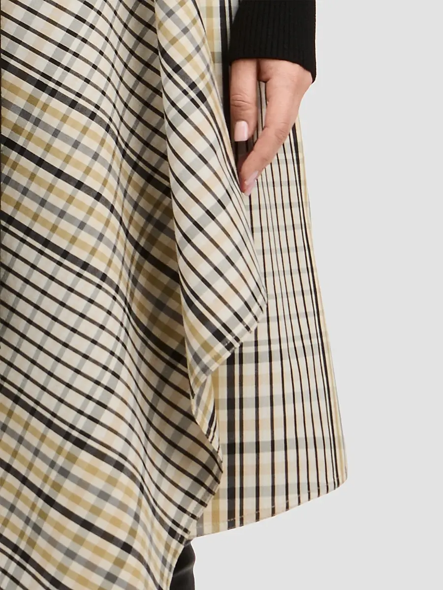 Derek Lam Women's Alexander Asymmetric Plaid Cotton-Blend Midi Skirt | Thumbnail 6 Derek Lam Women's Alexander Asymmetric Plaid Cotton-Blend Midi Skirt | Thumbnail 6
