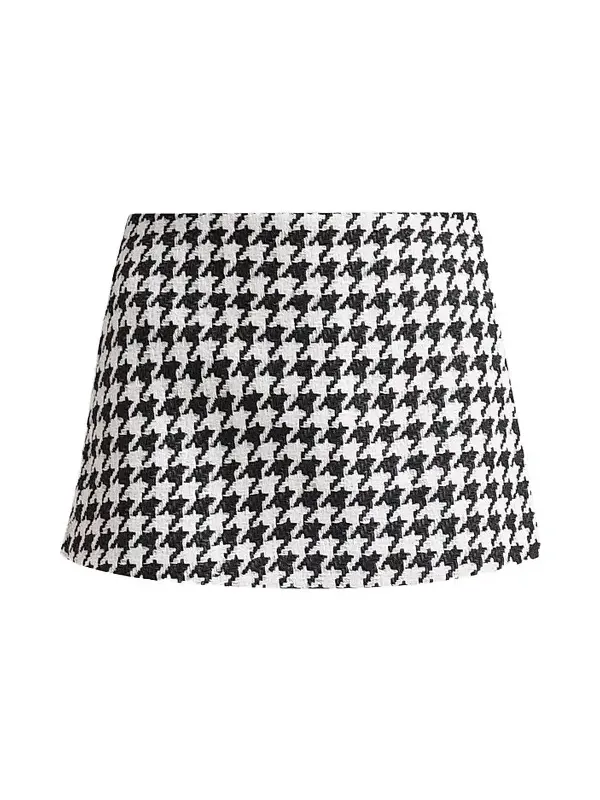 Women's Lakelyn Houndstooth Mini Skort Women's Lakelyn Houndstooth Mini Skort