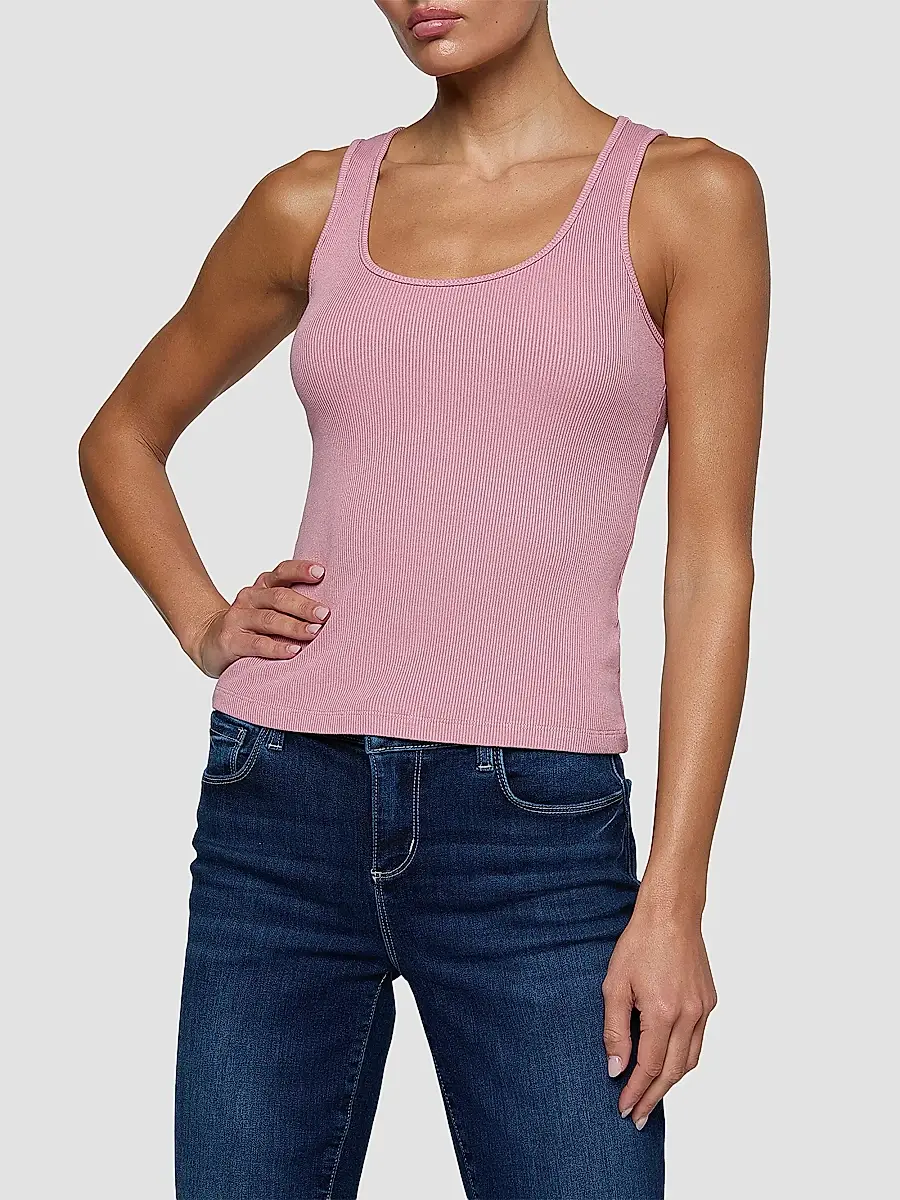 L'Agence Women's Adira Rib-Knit Tank | Thumbnail 4 L'Agence Women's Adira Rib-Knit Tank | Thumbnail 4