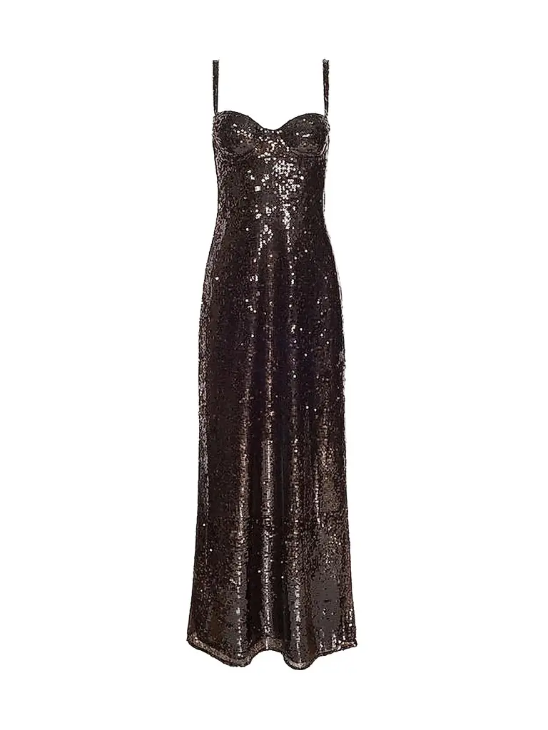 L'Agence Women's Sayla Embellished Maxi Dress