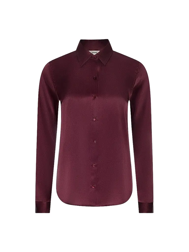 L'Agence Women's Tyler Silk Satin Blouse