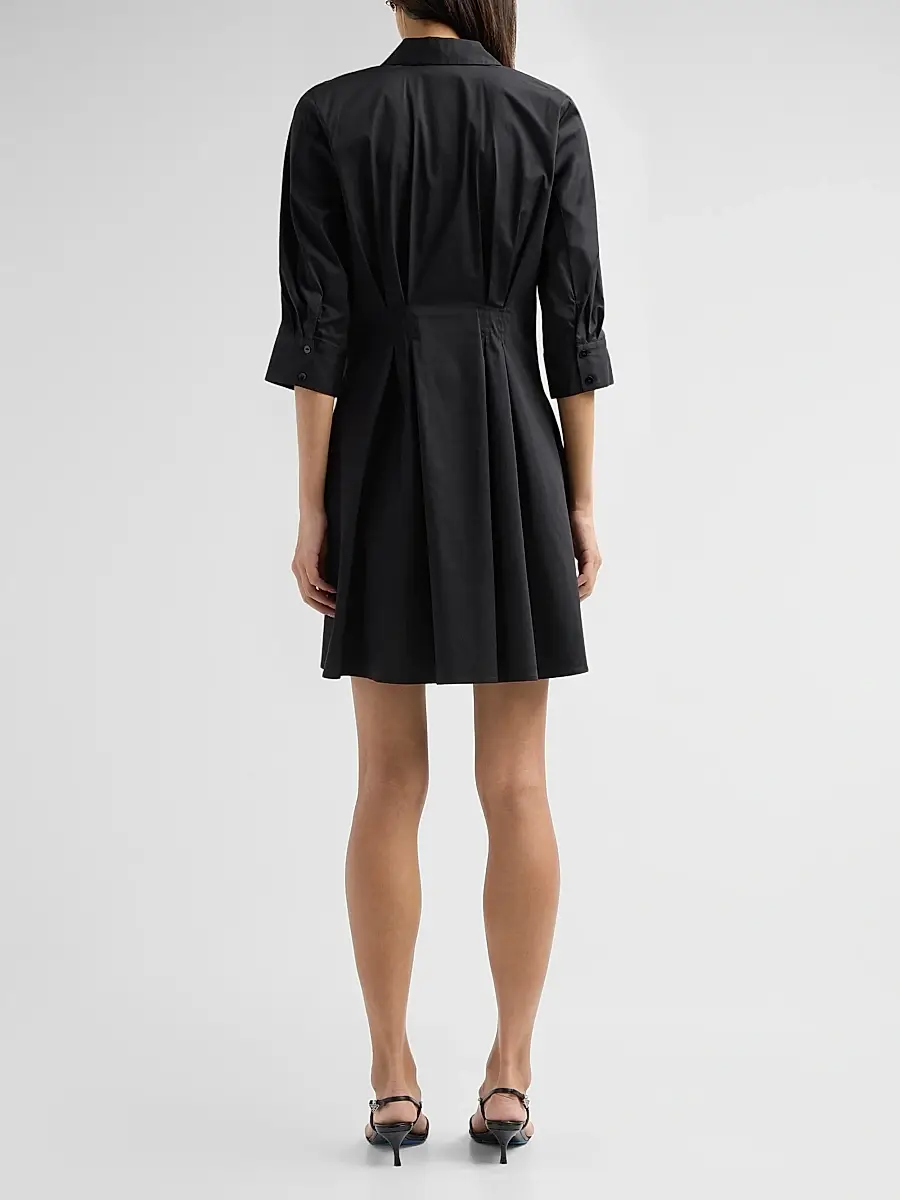 L'Agence Women's Journi Pintuck Minidress | Thumbnail 3
